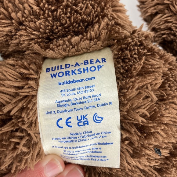 Build A Bear Howlin Werewolf Plush Halloween Wolf BABW Retired Glow in Dark Eyes - Picture 5 of 6